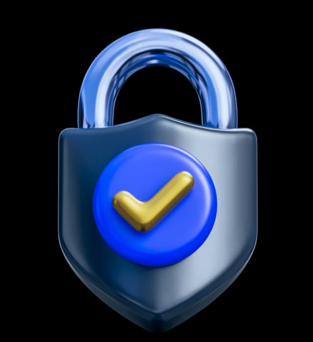 Secure banking illustration representing bank-grade security